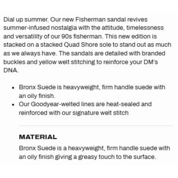 Dr. Martens Wrenlie Savannah Tan Bronx Suede Fisherman Sandals UK 7 NWOB - Picture 13 of 13